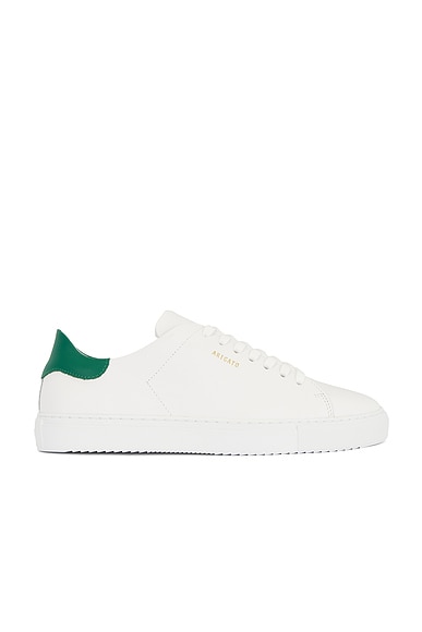 Axel Arigato Clean 90 Sneaker in White & Green