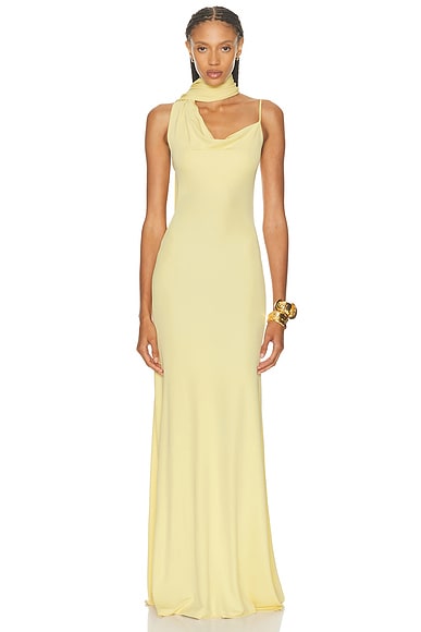 Aya Muse Wisp Dress in Buttercream