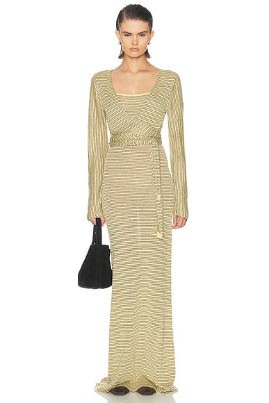 gold sweater dresses Aya Muse | Fall 2026 Collection Knit dresses