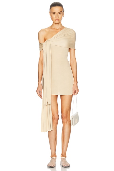 Aya Muse Chara Dress in Tan | FWRD