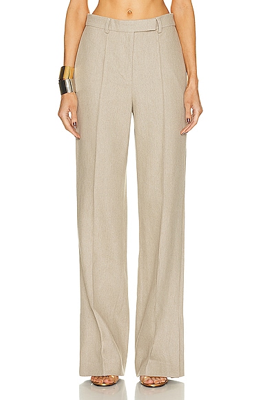 Aya Handwoven Fabric Embellished Pants