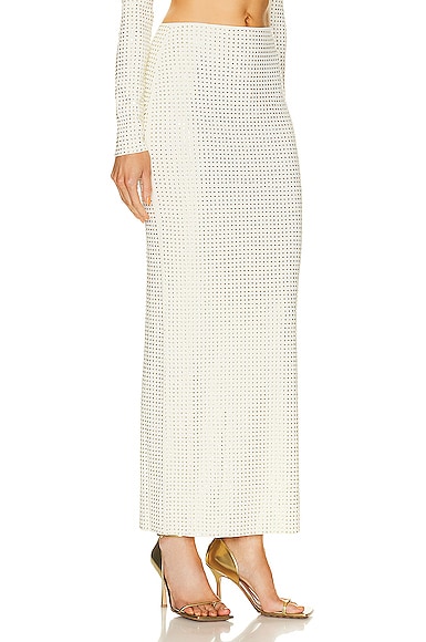 Shop Aya Muse Spara Skirt In Off White