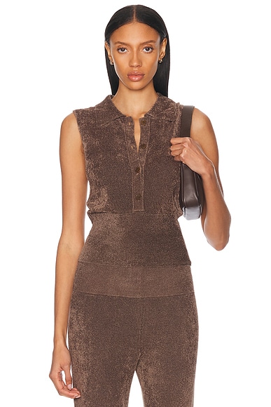 Aya Muse Brisa Top in Chocolate