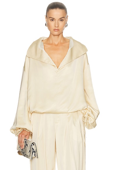 Aya Muse Lumara Top in Champagne Gold