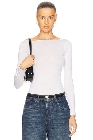 Boatneck Long Sleeve Tee