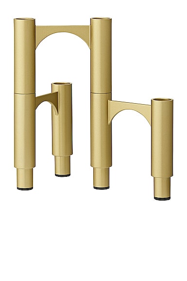 Aytm Compono Candle Holder In Gold