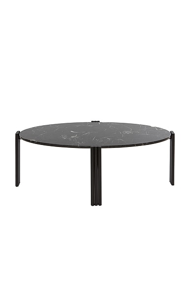 AYTM Tribus Oval Coffee Table in Black & Black