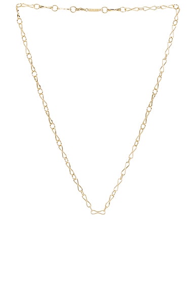 AZLEE Motif Large Link Chain Necklace in 18k Yellow Gold