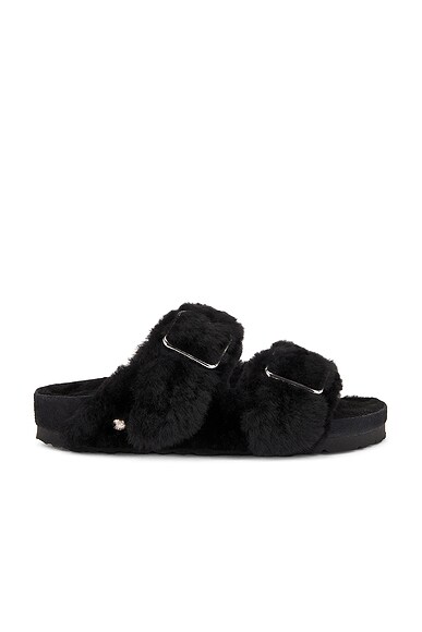 Arizona Shearling Big Buckle Sandal