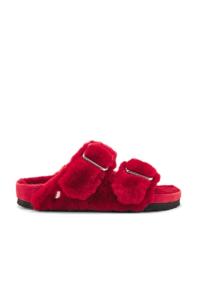 Arizona Shearling Big Buckle Sandal