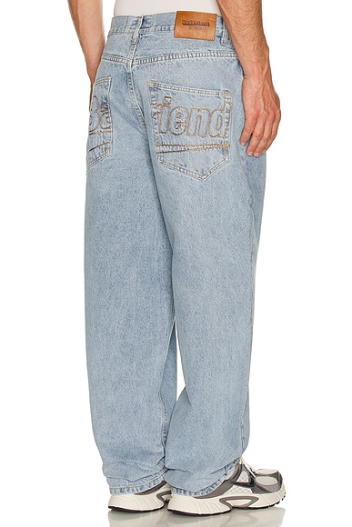 Star Pocket Denim Pant