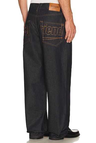 Star Pocket Denim Pant
