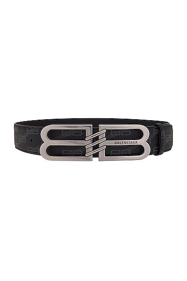 Balenciaga BB Signature 40 Belt in Black