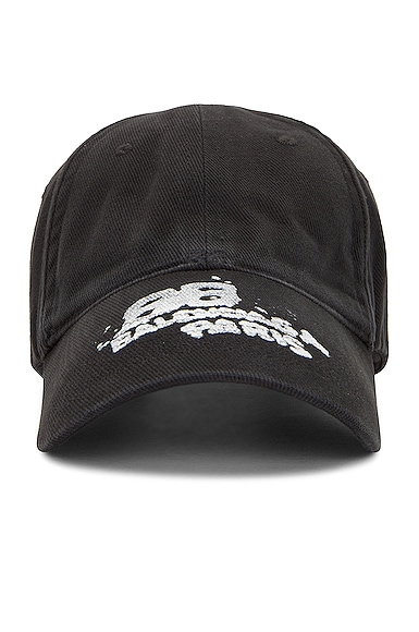 Balenciaga BB Paris Hat in Black