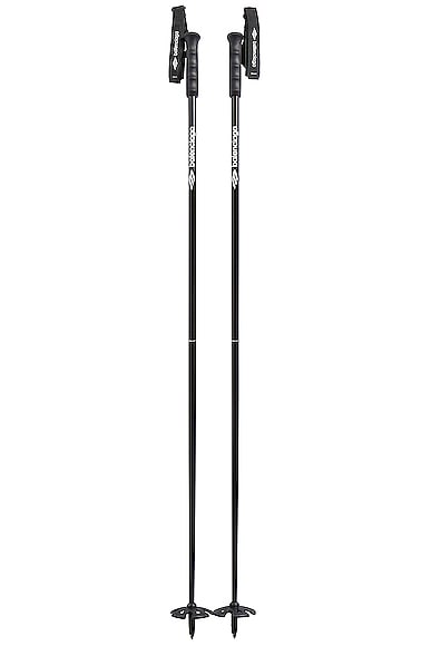 Balenciaga Ski Poles in Black & White