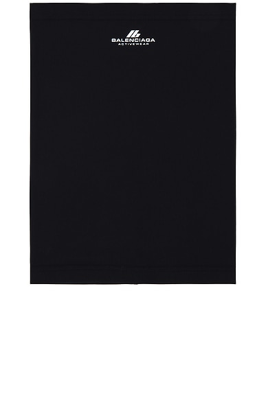 Balenciaga Neck Warmer in Black & Reflective
