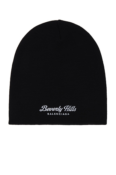 Balenciaga Beanie in Black & White | FWRD
