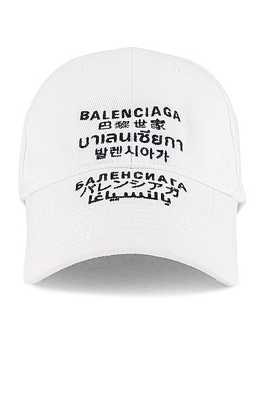BALENCIAGA MULTILANGUAGES HAT,BALF-MA32