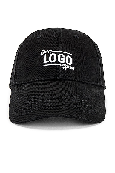 Balenciaga Your Logo Cap in Black