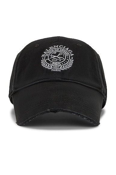 Balenciaga Inside Motif Hat in Black