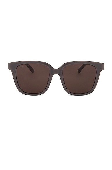Balenciaga Side D Frame Sunglasses in Grey