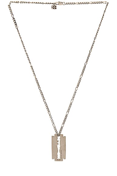 Saint laurent razor blade necklace discount