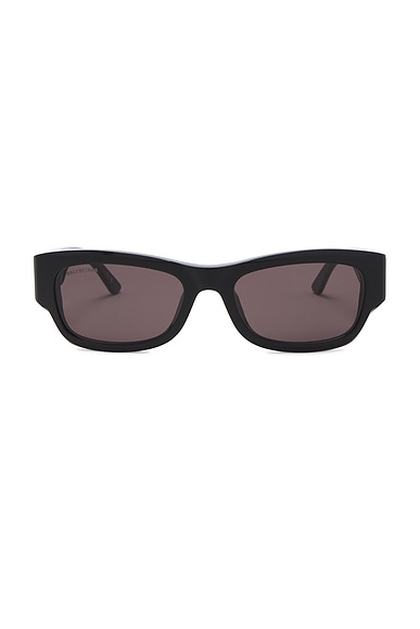Balenciaga Logo Sunglasses in Black