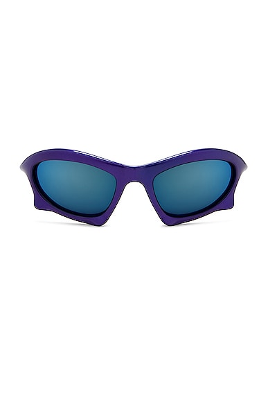 Balenciaga Bat Sunglasses in Blue