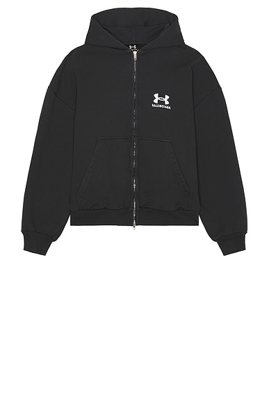 Adidas Z.N.E. Winterized zipped hooded sweatshirt