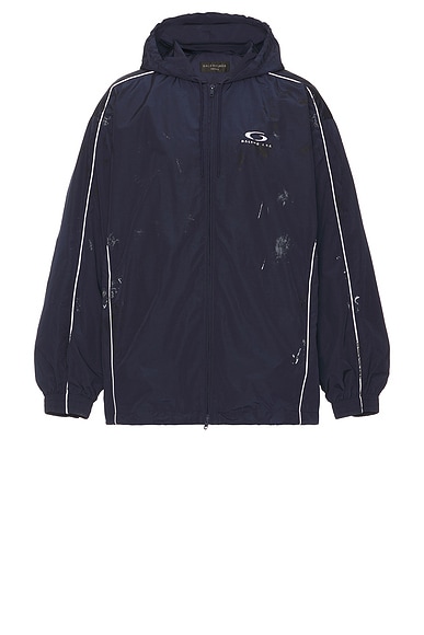 Balenciaga Tracksuit Jacket in Marine Blue