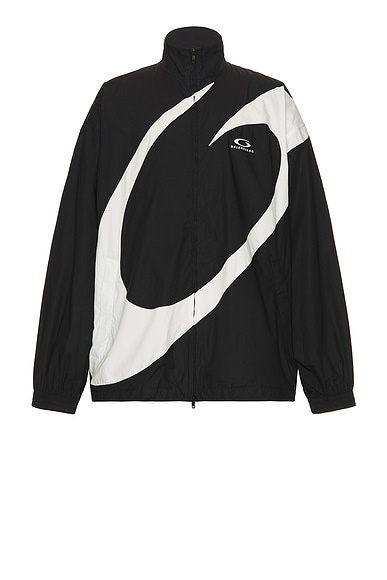 Balenciaga Tracksuit Jacket in Black