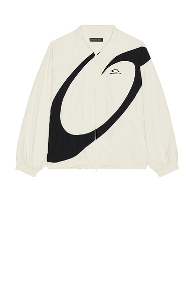 Balenciaga Tracksuit Jacket in Dirty White