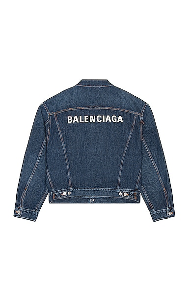 Click to view more detailed imagery on our partner's website Balenciaga Large Fit Jacket In Daddy Wash