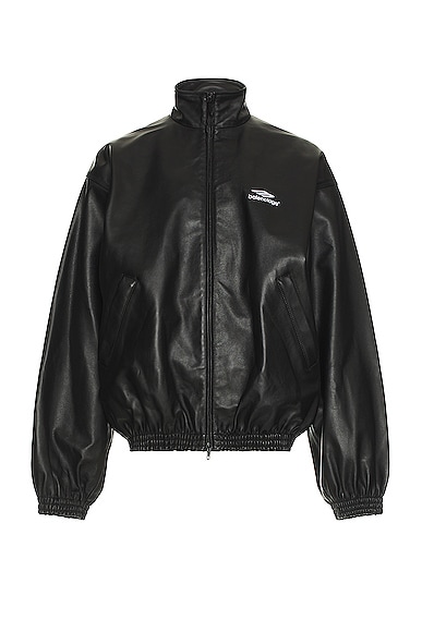 Acne Studios Ian Shearling Jacket in Black FWRD