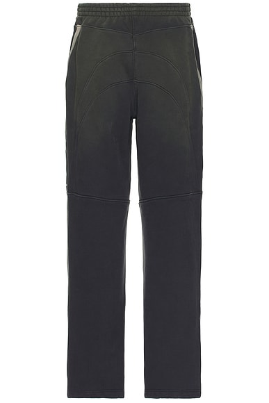 Shop Balenciaga Biker Sweatpants In Black & White