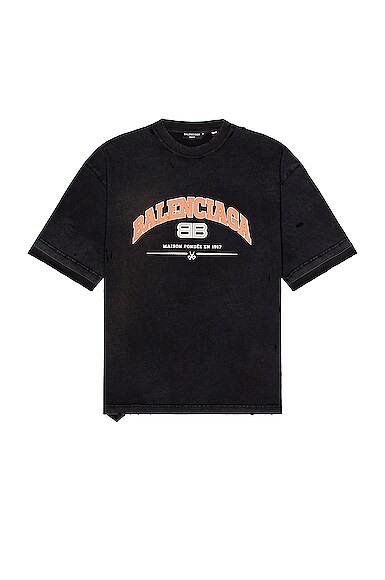 Buy Balenciaga Neutral Maison Balenciaga Medium Fit T-shirt in Cotton  Jersey for MEN in Oman