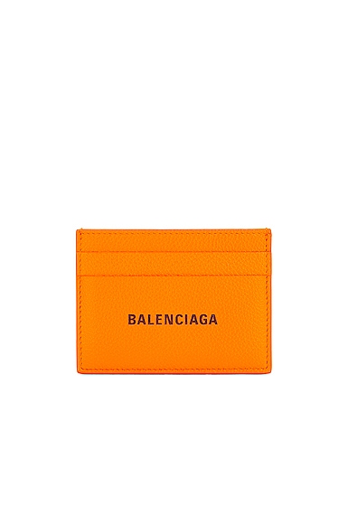 Balenciaga Cash Card Holder in Orange