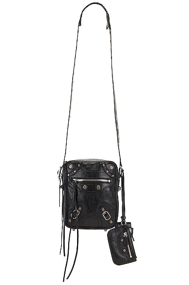 Balenciaga Le Cag Crossbody Bag in Black