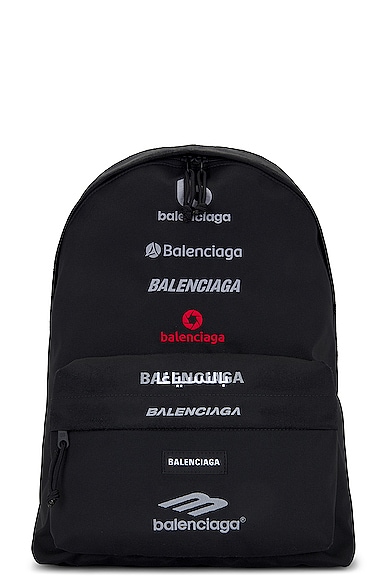 Balenciaga Explorer Backpack in Black