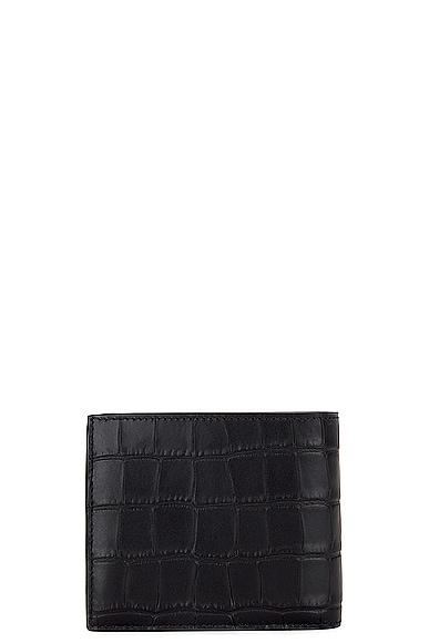 Shop Balenciaga Cash Square Fold Co Wallet In Black & White