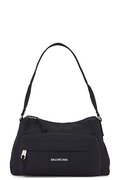 Balenciaga Explorer Sling Pouch Bag in Black