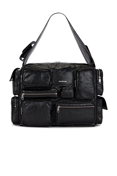 Balenciaga Superbusy Sling L in Black
