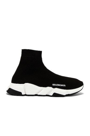 Balenciaga Speed Light Knit Sneaker in Black