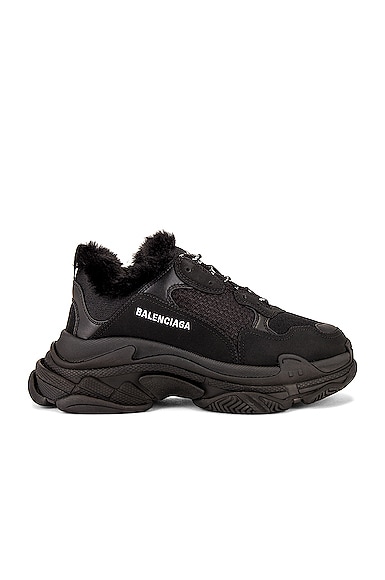バレンシアガ BALENCIAGA スニーカー トリプルS 黒 43 シューズ