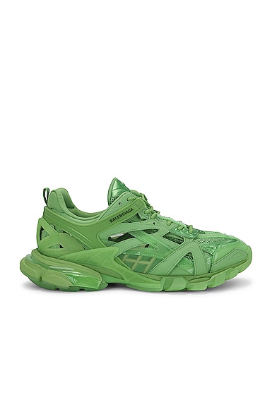 Balenciaga Track.2 Open Sneaker in Green