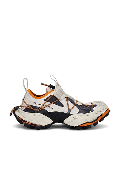 Balenciaga Hike Sneaker in Beige & Orange
