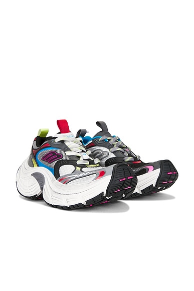 Balenciaga Track 2 Sneaker in Black & Grey & Red | FWRD