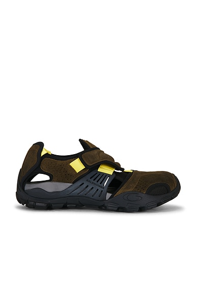Balenciaga Apres Hike in Taupe, Black, & Yellow