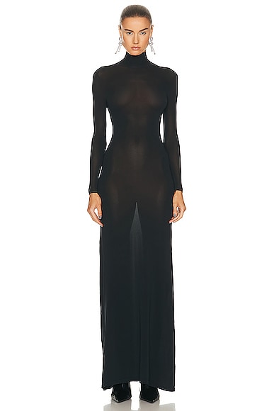 Balenciaga Cover Up Dress in Black