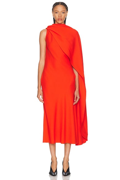 Draped Long Dress